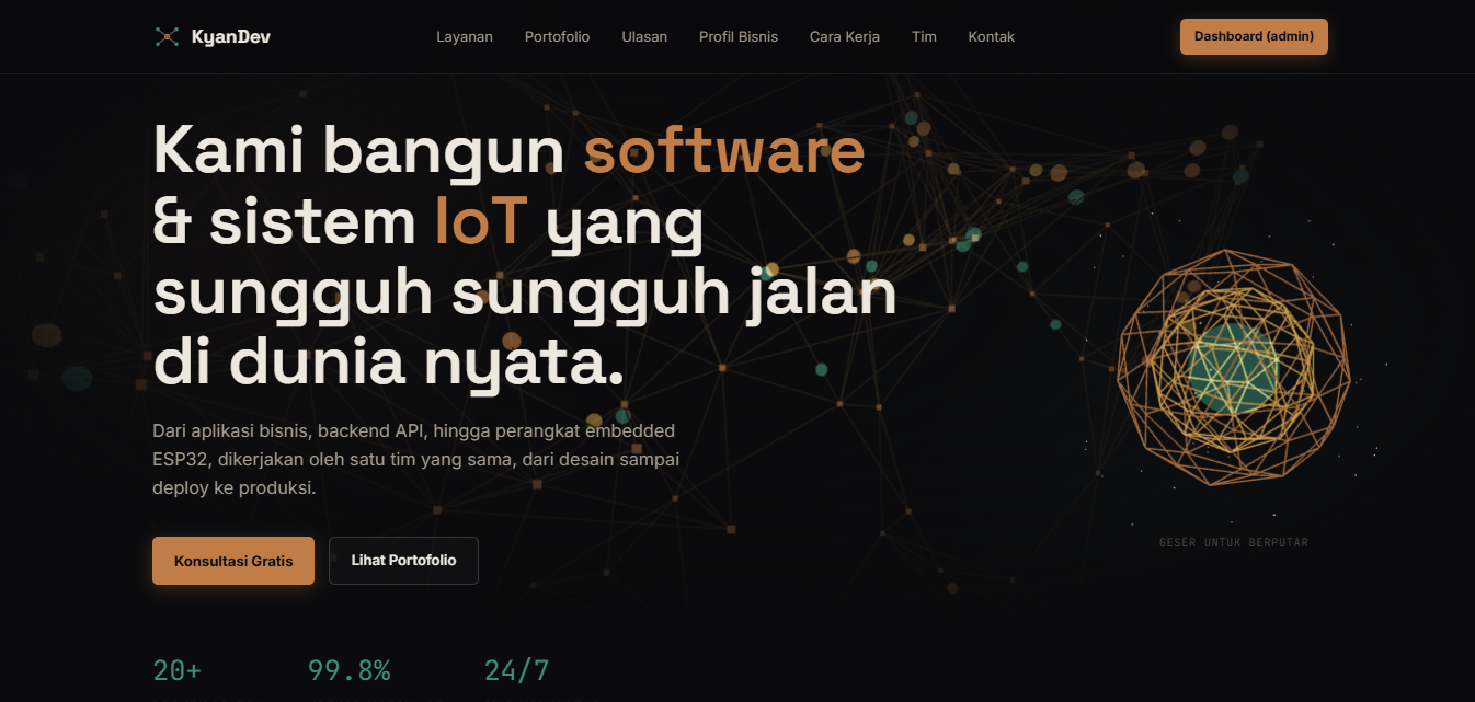 E-Commerce Website - KyanDev, foto 1